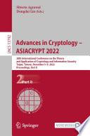Advances in Cryptology – ASIACRYPT 2022