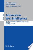 Advances in Web Intelligence