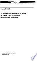 Advertencias amorales al lector y cierto tipo de cuentos sumamente inocentes