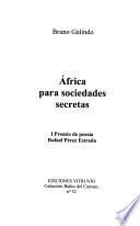 Africa para sociedades secretas