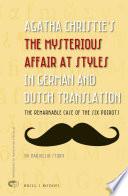 Agatha Christie’s The Mysterious Affair at Styles in German and Dutch Translation