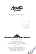 Agricultura y sociedad