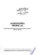 Agronomía tropical