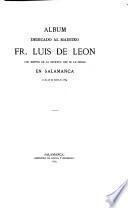 Album dedicado al maestro Fr. Luis de Leon