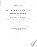 Alegato de la República Argentina sobre la cuestión de límites con el Brasil en el territorio de Misiones