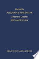 Alegorías de Homero. Metamorfosis.