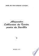 Alejandro Collantes de Terán, poeta de Sevilla