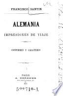 Alemania. Impresiones de viaje (etc.) - Paris, Dereune 1874