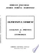 Alfonsina Storni, análisis de poemas y antología