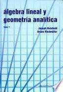 Algebra lineal y geometría analítica
