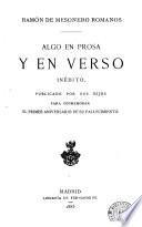 Algo en prosa y en verso inédito