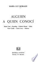 Alguien a quien conocí