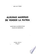 Algunas maneras de vender la patria