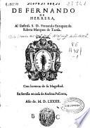 Algunas obras de Fernando de Herrera ...