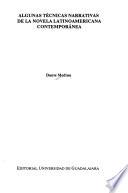 Algunas técnicas narrativas de la novela latinoamericana contemporánea
