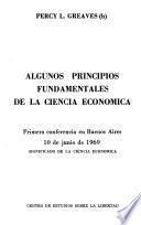Algunos principios fundamentales de la ciencia económica