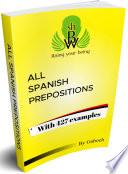 All Spanish Prepositions