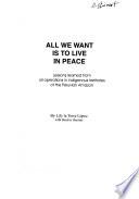 All We Want is to Live in Peace