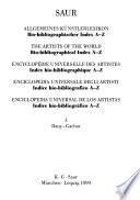 Allgemeines Künstlerlexikon bio-bibliographischer Index A-Z