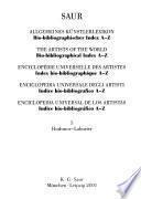 Allgemeines Künstlerlexikon bio-bibliographischer Index A-Z
