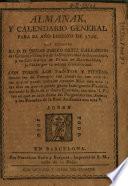 Almanak y calendario general para el año bisiesto de 1796