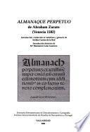 Almanaque perpetuo de Abraham Zacuto