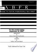 American Book Publishing Record
