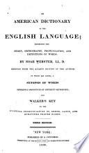 American Dictionary of the English Language ...