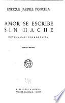 Amor se escribe sin hache