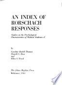 An Index of Rorschach Responses