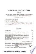 Analecta malacitana