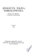 Analecta sacra Tarraconensia