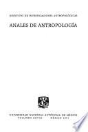 Anales de antropología