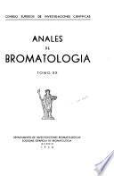 Anales de bromatología