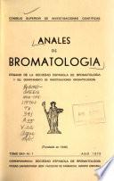 Anales de bromatología