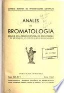 Anales de bromatología