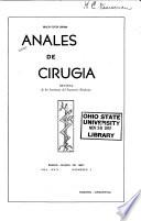 Anales de cirugía