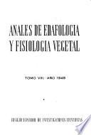 Anales de edafología y fisiología vegetal