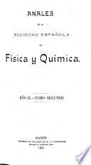 Anales de física y química