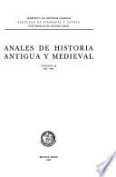 Anales de historia antigua y medieval