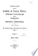 Anales de la Academia de Ciencias Médicas, Físicas y Naturales de la Habana