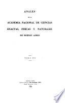 Anales de la Academia Nacional de Ciencias Exactas, Físicas y Naturales de Buenos Aires