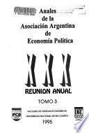 Anales de la Asociación Argentina de Economía Politíca