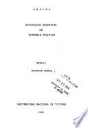 Anales de la Asociación Argentina de Economía Política, ... Reunión Anual