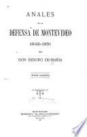 Anales de la defensa de Montevideo