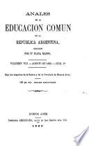Anales de la educación comun