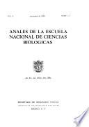 Anales de la Escuela Nacional de Ciencias Biológicas