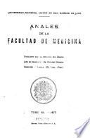 Anales de la Facultad de Medicina