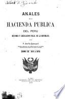 Anales de la hacienda pública del Peru
