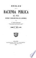Anales de la hacienda pública del Peru
